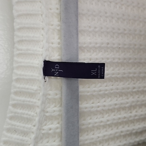 NYDJ Not your Daughters Jeans Faux Fur open tunic vest size XL - Picture 7 of 7